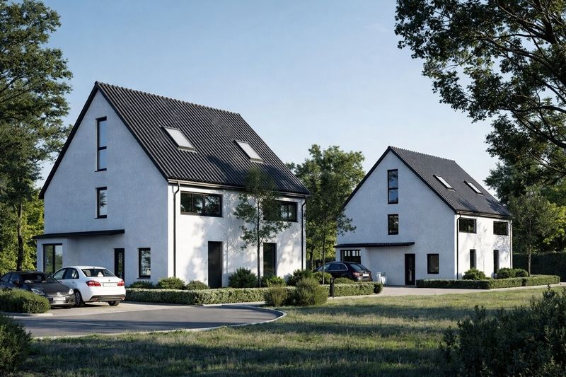 Nur noch 3 von 4 verfügbar – moderne Doppelhaushälften in beliebter Lage von Mahlow bei Berlin